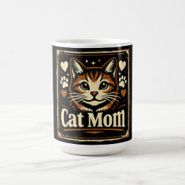 Kattenmoeder – Trots Kat-moederliefde Koffiemok