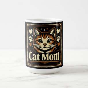 Kattenmoeder – Trots Kat-moederliefde Koffiemok