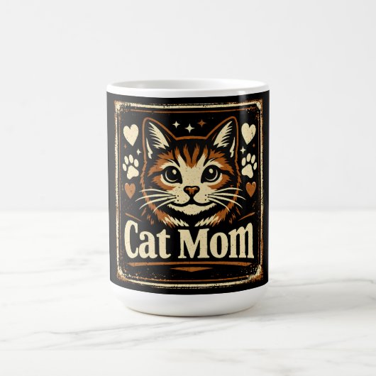 Kattenmoeder – Trots Kat-moederliefde Koffiemok (Center)