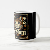 Kattenmoeder – Trots Kat-moederliefde Koffiemok (Voorkant rechts)