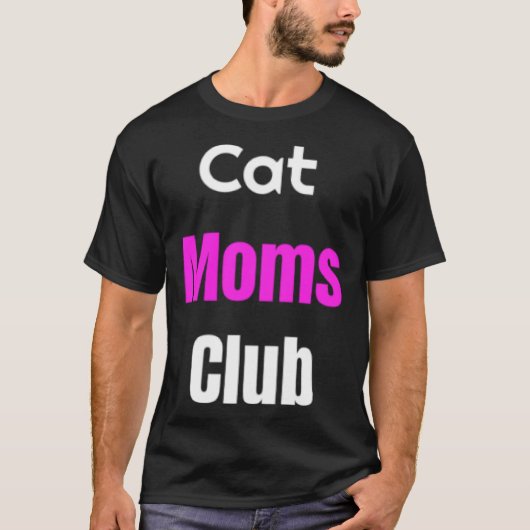 Kattenmoeders Club T-shirt (Voorkant)