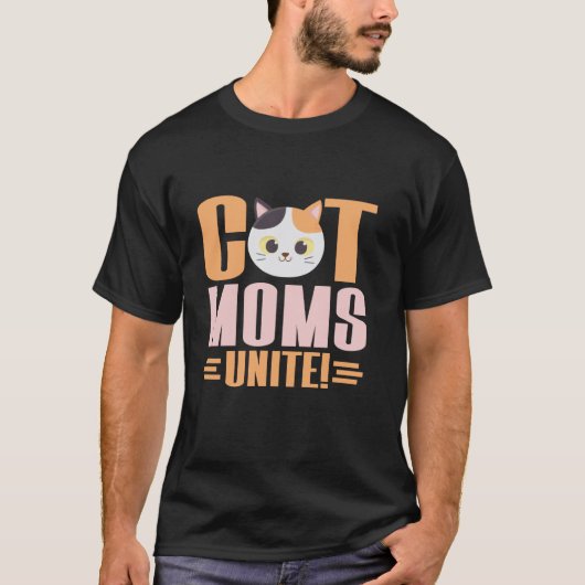 Kattenmoeders Verenigen Kattenmoeder T-shirt (Voorkant)