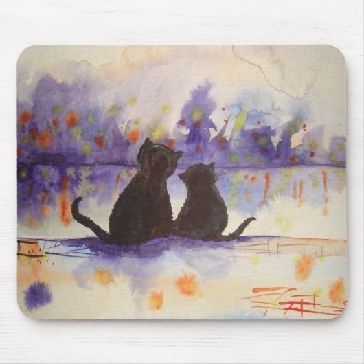 kattenmousepad muismat (Voorkant)