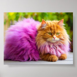Kattenmuurdecoratie voor kattenliefhebbers poster