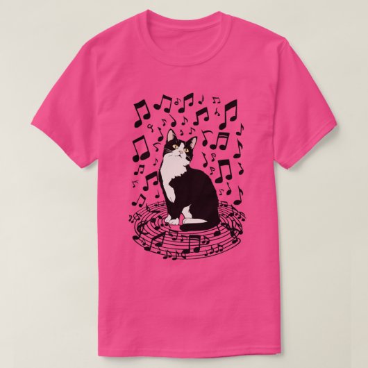 Kattenmuziek 1 t-shirt (Design voorkant)