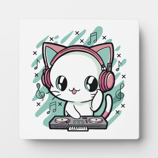 kattenmuziek fotoplaat (Voorkant)