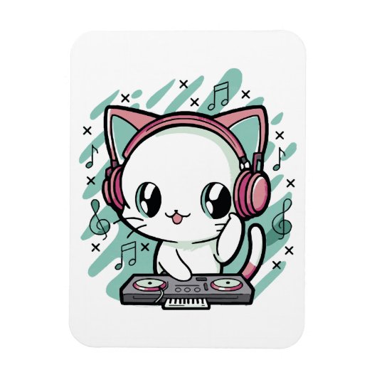 kattenmuziek magneet (Verticaal)