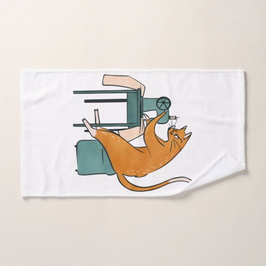  kattennaai bad handdoek (Handdoek)
