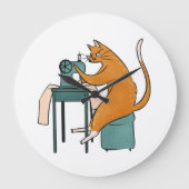kattennaai grote klok (Voorkant)