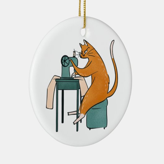  kattennaai keramisch ornament (Rechts)