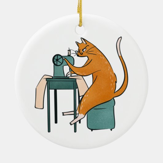  kattennaai keramisch ornament (Achterkant)