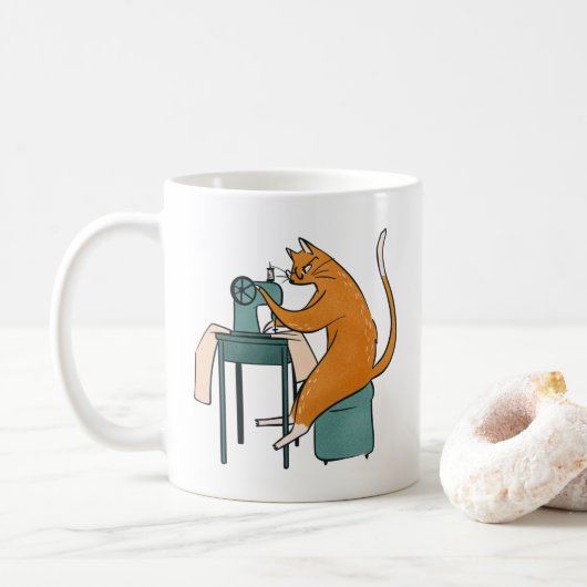  kattennaai koffiemok (Met donut)