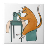 kattennaai tegeltje (Voorkant)