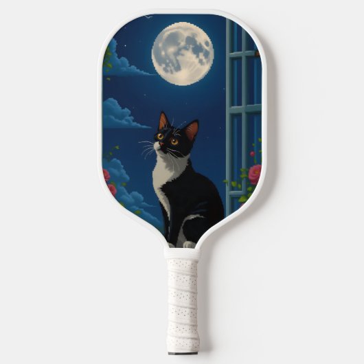 Kattennacht en -dag pickleball paddle (Voorkant)