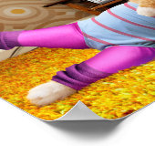 Kattenoefening Poster (Hoek)