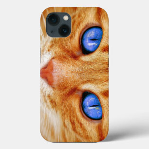 Kattenogen Kattenogen Gezicht Tijger Makreel Rode Case-Mate iPhone Case