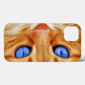 Kattenogen Kattenogen Gezicht Tijger Makreel Rode Case-Mate iPhone Case (Achterkant (horizontaal))