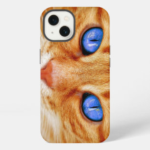 Kattenogen Kattenogen Gezicht Tijger Makreel Rode iPhone 13 Hoesje