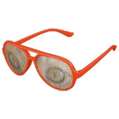 Kattenogen-oranje Aviator Zonnebril (Gekanteld)
