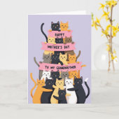 Kattenoma's Dag Kaart (Gele Bloem)