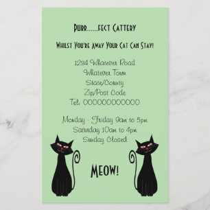 Kattenontwerp Fokkerij Flyer
