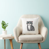 Kattenontwerp  kussen (Stoel)