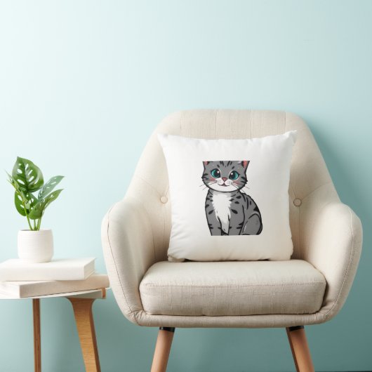 Kattenontwerp  kussen (Stoel)