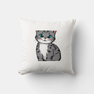 Kattenontwerp kussen