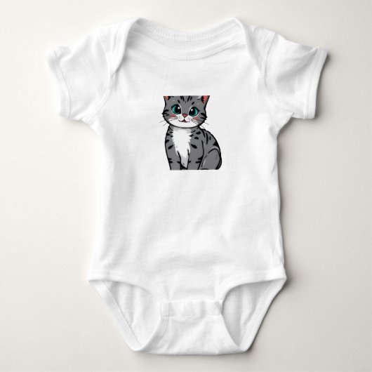 Kattenontwerp romper (Voorkant)