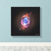 Kattenoog Canvas Afdruk (Insitu (Houten vloer))