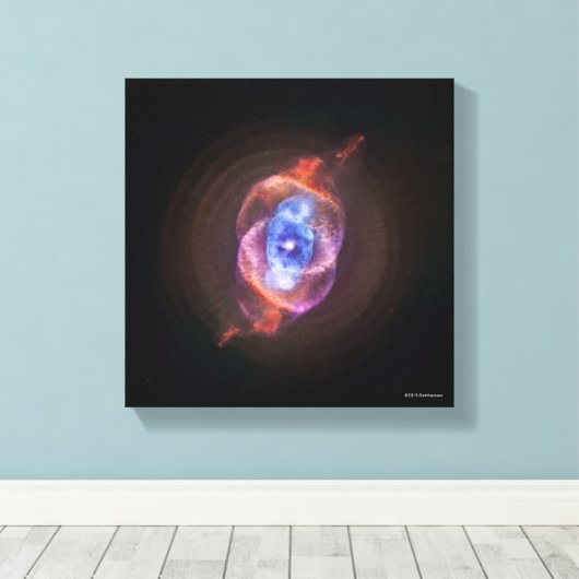 Kattenoog Canvas Afdruk (Insitu (Houten vloer))