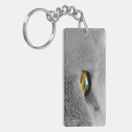 Kattenoog Sleutelhanger (Voorkant Links)