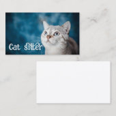kattenoppasser visitekaartje (Voorkant / Achterkant)