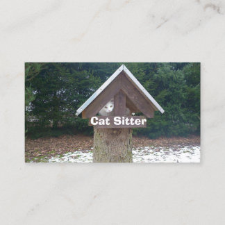 Kattenoppasser Visitekaartje