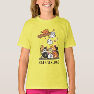 Kattenoverbelasting Mooie Katten Grafische T-Shirt