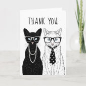 kattenpaar | Jouw tekst toevoegen Kaart (Voorkant)