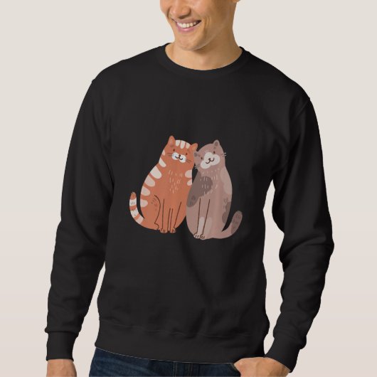 kattenpaar trui (Voorkant)