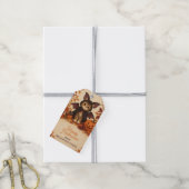 Kattenpakje Halloween Gepersonaliseerde Gift Tag Cadeaulabel (Met Touw)