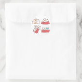 Kattenpakket ronde sticker (Tas)