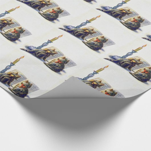  kattenpakpapier cadeaupapier (Hoek)