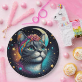 Kattenpapier bord! papieren bordje (Feest)