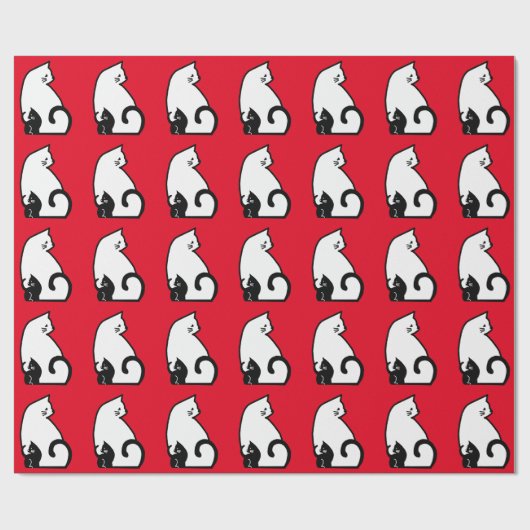 Kattenpapier Cadeaupapier (Vlak)