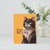 Kattenpapier Snijkunst Huisdierverzorging Voedsel  Briefkaart (Staand voorkant)