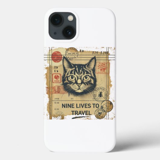  kattenpaspoort: iPhone-hoesje Case-Mate iPhone Case (Achterkant)