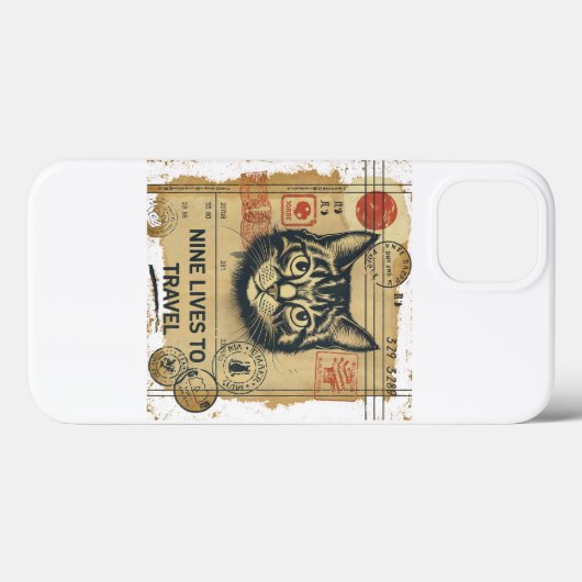  kattenpaspoort: iPhone-hoesje Case-Mate iPhone Case (Achterkant (horizontaal))