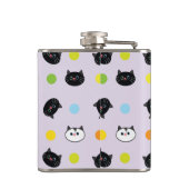 kattenpatronen heupfles (Achterkant)