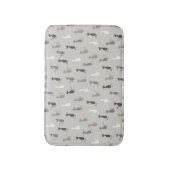 Kattenpatroon Badmat (Voorkant Verticaal)