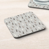 Kattenpatroon Bier Onderzetter (Linkerzijde)