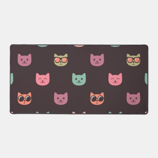 Kattenpatroon Bureaumat (Voorkant)