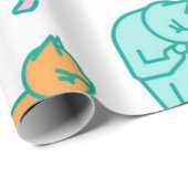 Kattenpatroon Cadeaupapier (Rol Hoek)